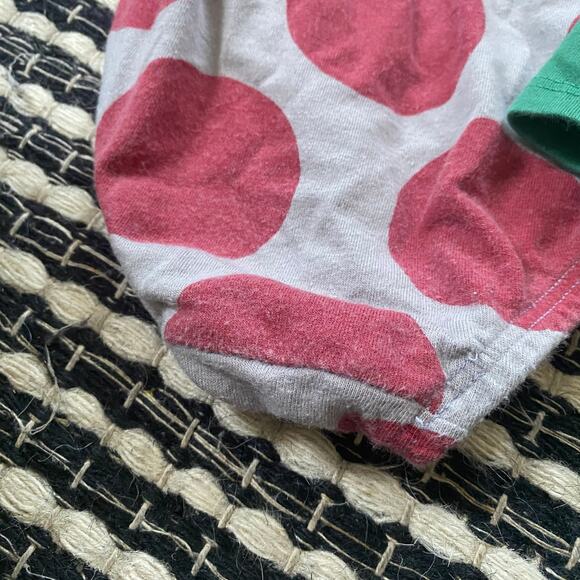 This Tribe Of Three Baby 2P Ruffled Green Polka Dot One Piece Bodysuits 24M - Picture 5 of 7